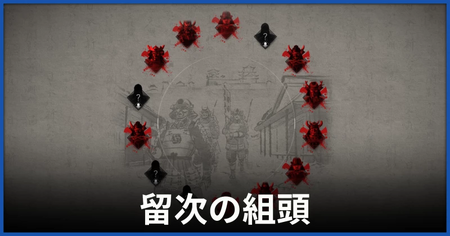 留次の組頭たちの居場所