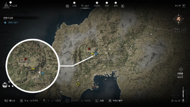 四郎(漁師小屋)の居場所・地図