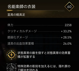 名能楽師の衣装・効果