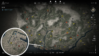 末蔵の手下の居場所・地図