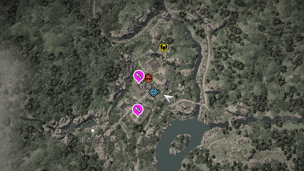 教海寺（アサクリ）の紙片map