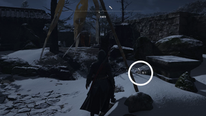 本能寺（アサクリ）の紙片の場所2