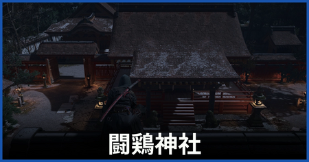 闘鶏神社の参拝場所 闘鶏神社の参拝場所