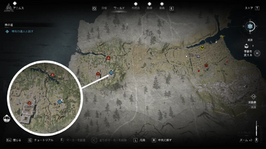 棒術の達人の居場所・地図