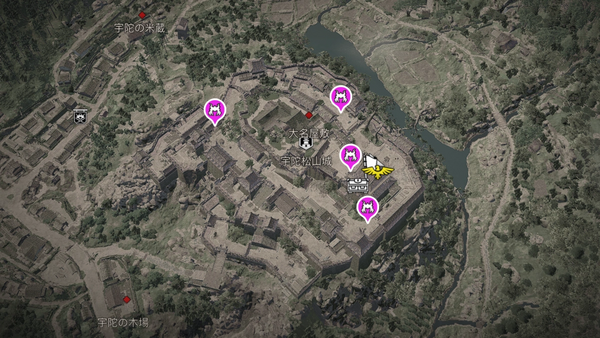 宇陀松山城・侍大将の居場所