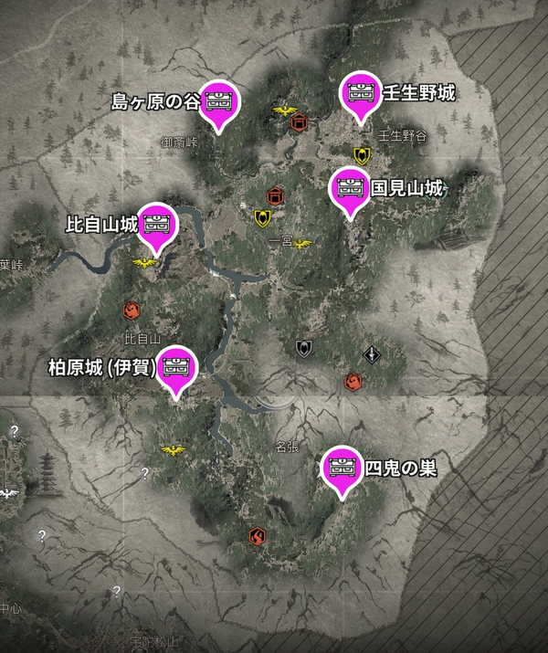 至高の宝箱マップ（伊賀）