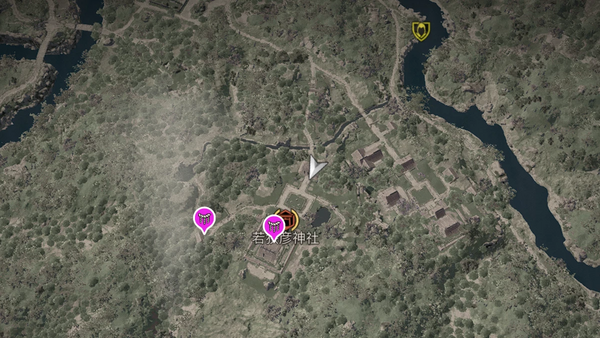 若狭彦神社（アサクリ）の参拝map