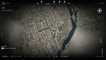 女官の居場所・地図