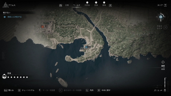 怪しげな商人と話す・地図