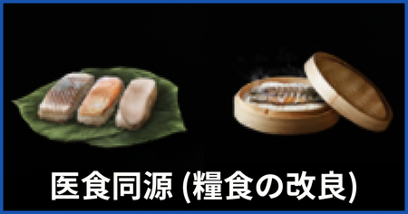 「医食同源」獲得条件と糧食の改良方法