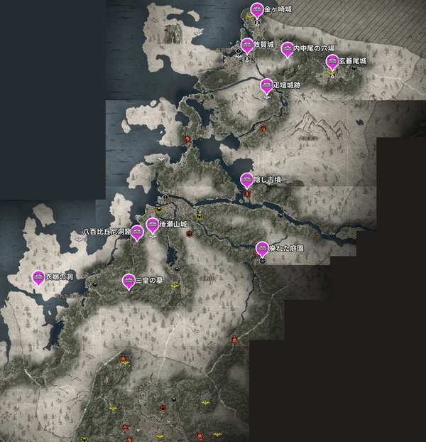 至高の宝箱マップ（若狭）