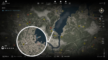 洗礼式：発生場所・地図