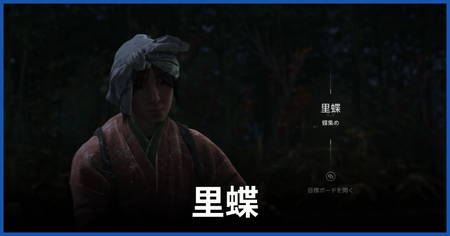 里蝶の居場所
