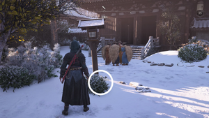 金閣寺（アサクリ）の紙片の場所2