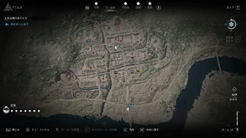 「流しの鉄砲使い」の発生場所・地図