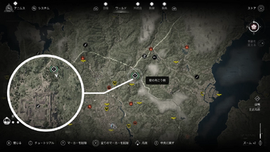 「壁の向こう側」発生場所・地図