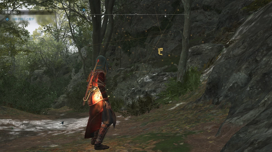 「山城の桜」の場所