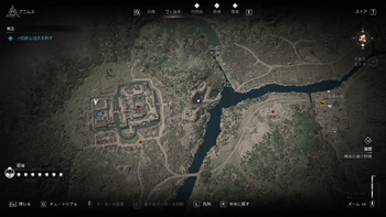 小四郎と征久の居場所・地図