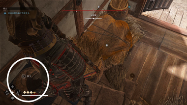 「留次の宝」（春秋）の場所