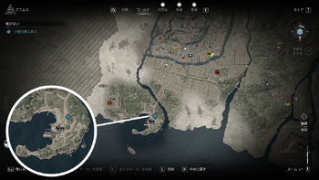 小西行長の居場所・地図