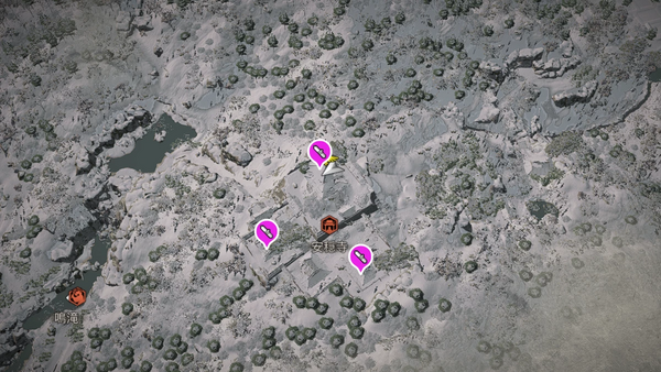 安穏寺（アサクリ）の紙片map