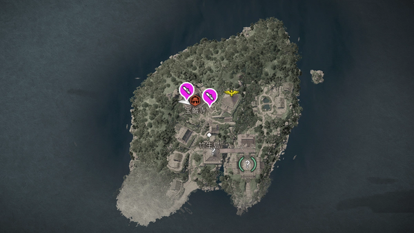 宝厳寺（アサクリ）の紙片map