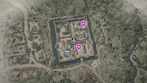 交野城・侍大将の居場所