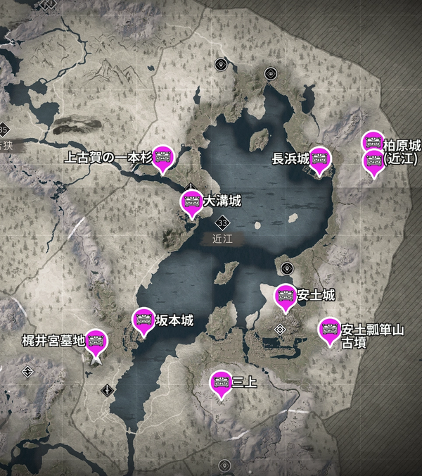 至高の宝箱マップ（近江）