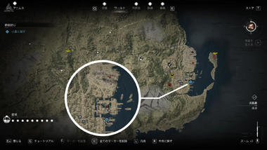 小夏（鉄砲封じ・軍港）の居場所・地図