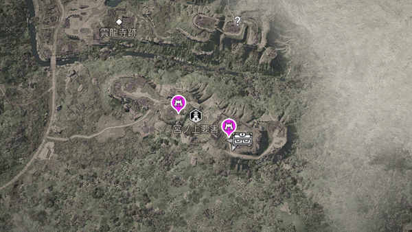 宮ノ上要害・侍大将の居場所