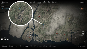 大天狗の居場所・地図