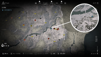 夜叉の居場所・地図