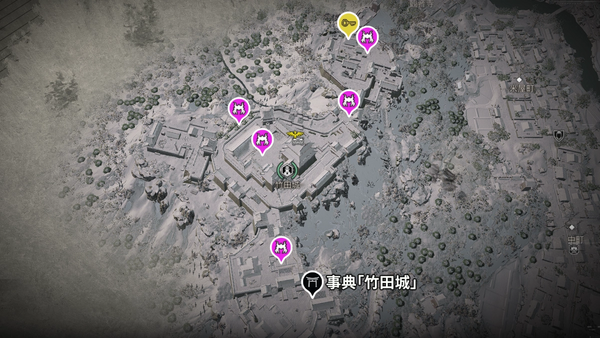 竹田城・侍大将の居場所