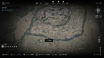 十二所神社の巫女・地図