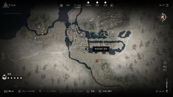 「秩序を取り戻せ」のクエスト提供者の居場所・地図