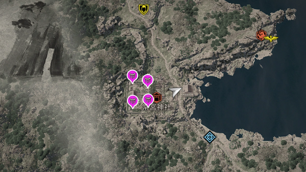 常宮神社（アサクリ）の参拝map