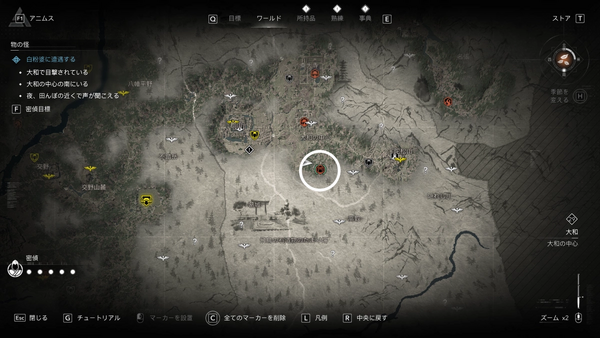 大神神社（アサクリ）の場所