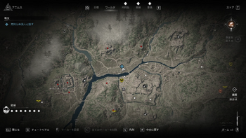 見知らぬ浪人の居場所・地図