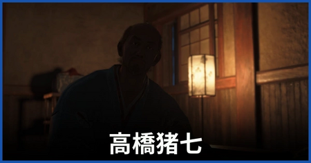 高橋猪七（悪の一門）の居場所