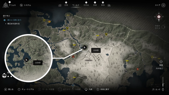 「若狭の川」の場所・地図