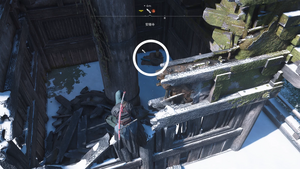 安穏寺（アサクリ）の紙片の場所1