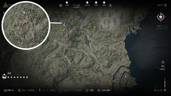 火遁の忍の居場所・地図