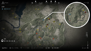 風遁の忍の居場所・地図