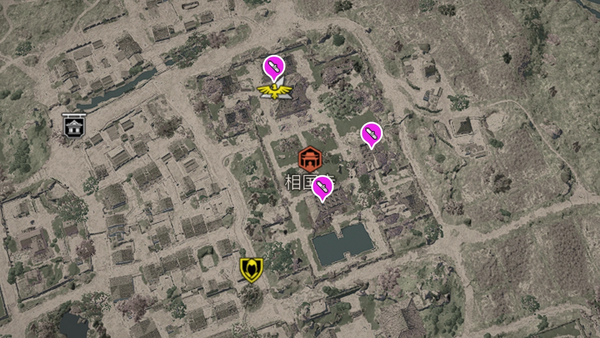 相国寺（アサクリ）の紙片map