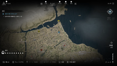 半蔵の密偵の居場所・地図