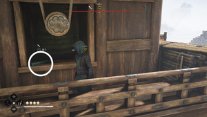 金剛峯寺（アサクリ）の紙片の場所1