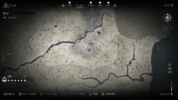 玄白の居場所・広域地図