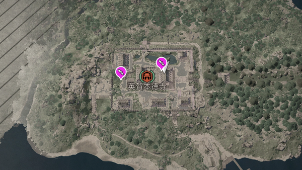 英賀本徳寺（アサクリ）の紙片map