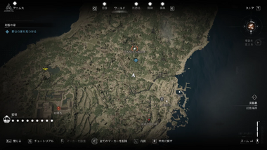 野分の家入り口・地図