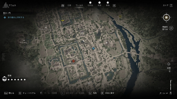 「警備の割り当て」番兵の居場所・地図